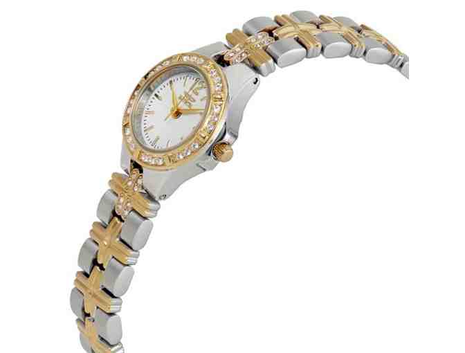 NEW - Invicta Wildflower White Dial Two-tone Ladies Watch