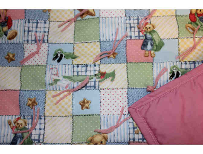 Teddy Bears Baby Blanket - Pink - NEW
