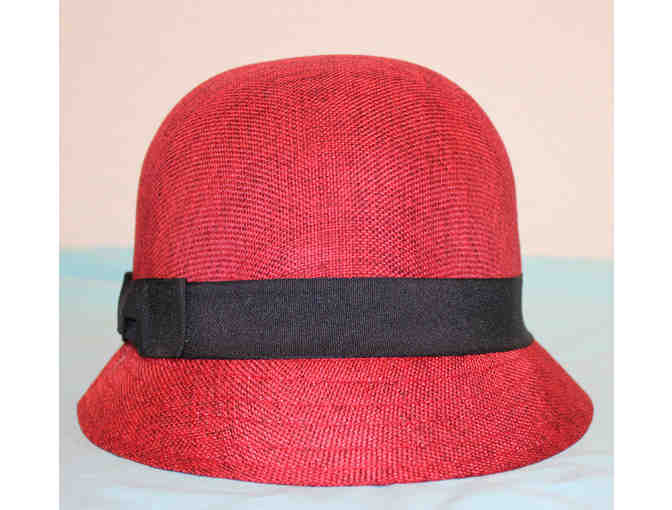 Red Cloche Hat - Women's - NEW
