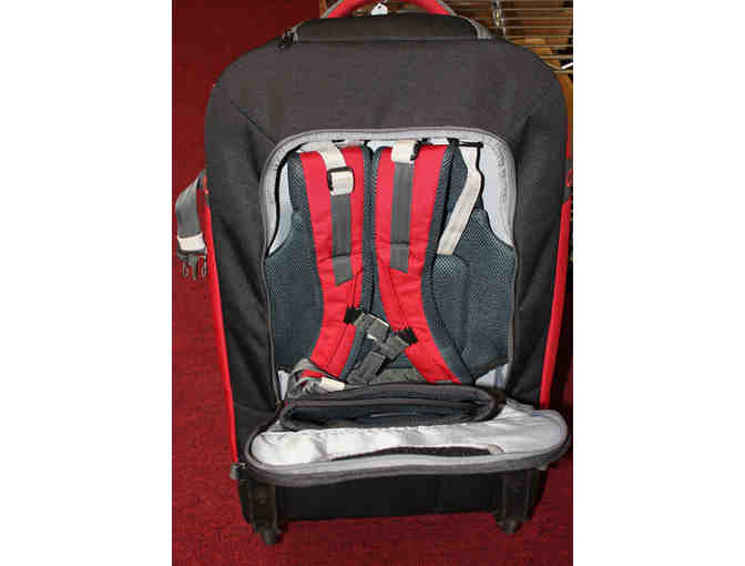 Eagle Creek Rolling Duffel/Backpack Red/Gray