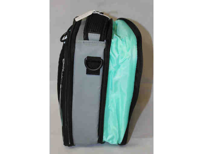 Arctic Zone Expandable Lunch Box - Light Gray/Seafoam Green