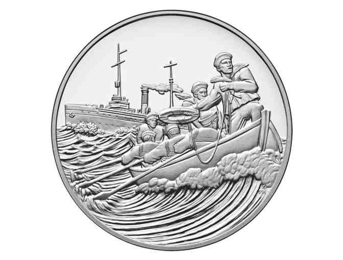 World War I Centennial 2018 Silver Dollar and Coast Guard Medal Set