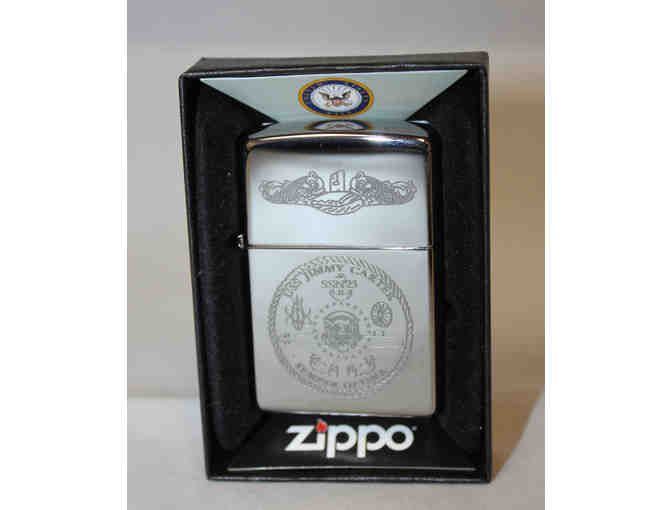 Zippo USS Jimmy Carter Semper Optima Lighter - NEW #1