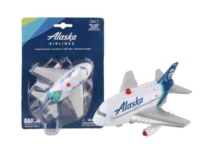 Daron Pullback Alaska Airlines Toy with Light and Sound - NEW