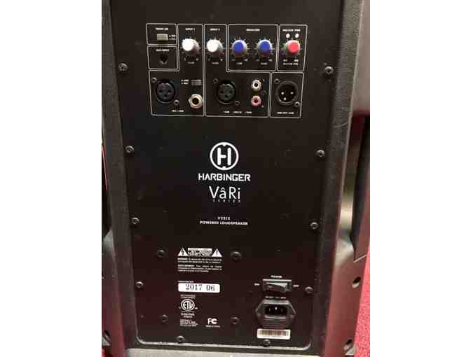 Harbinger Vari V2212 12' 600W PA Loudspeaker - Black