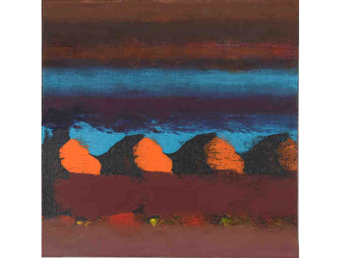 Sunset on the Cliffs (Diptych) (Hooshang Khorasani)