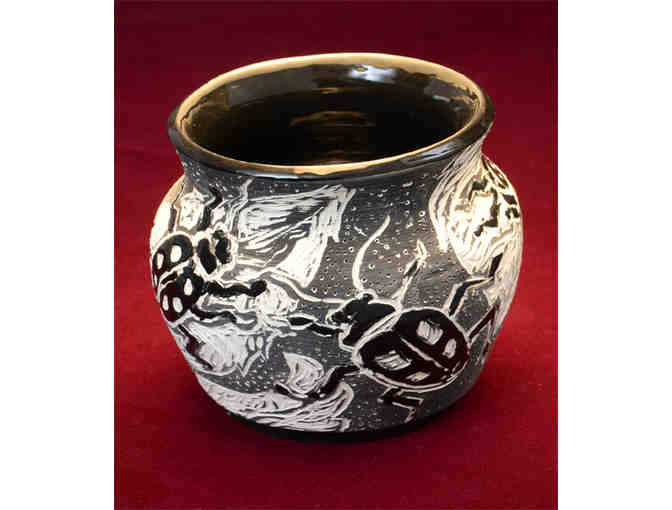Sgraffito Beetle Vase (Tracy Korneffel)