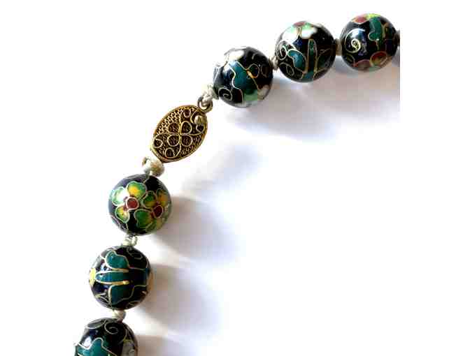 Vintage Chinese Cloisonne Necklace (Unknown Artist)