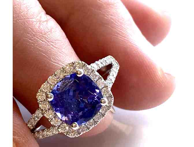 Tanzanite and Diamond Ring (Unknown Artist)