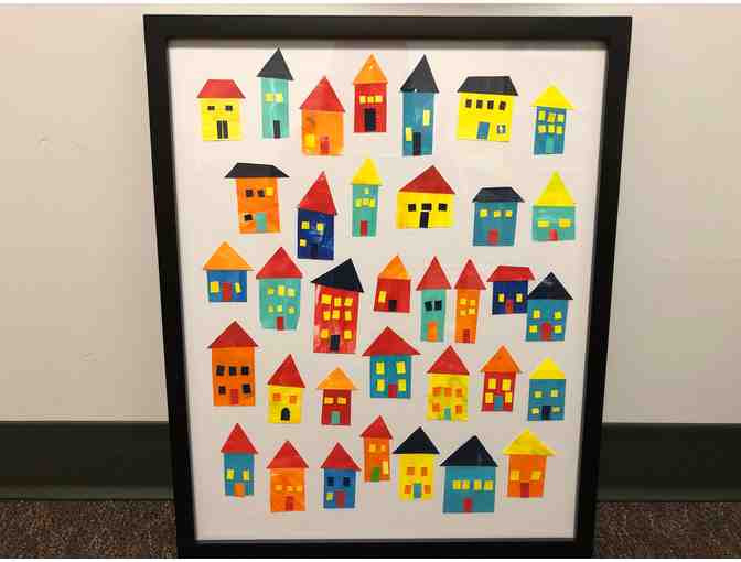 Room 4 Class Gift - Painted Rendering 'Our Village'