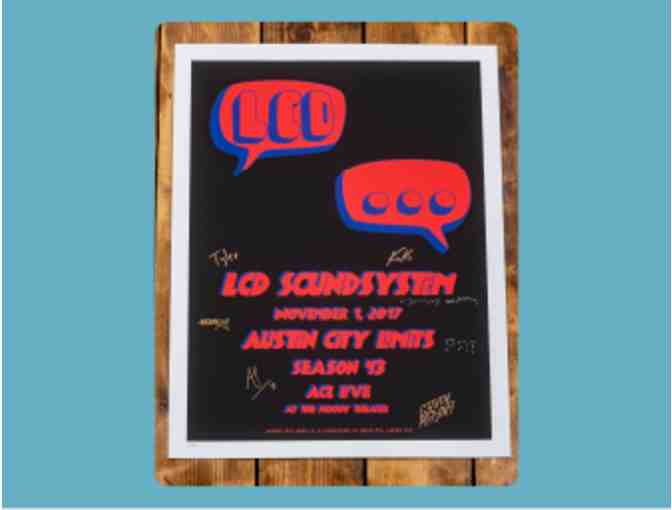 LCD Soundsystem Autographed Poster (S43), Framed