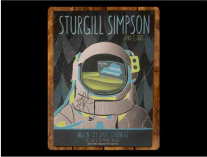 Sturgill Simpson Autographed Poster (S41), Framed