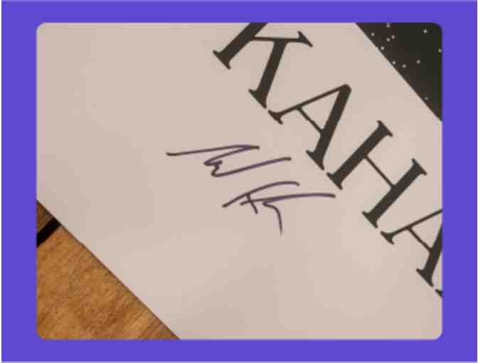 Noah Kahan Autographed Poster (S49)