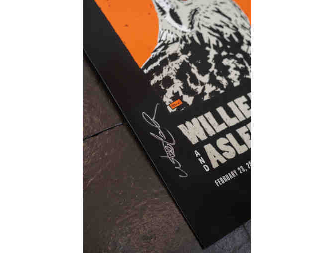 Willie Nelson & Asleep at the Wheel (S35) Autographed Poster