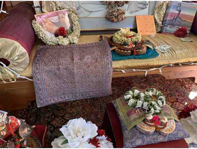 Pillow Cover from Babaji's Padukas