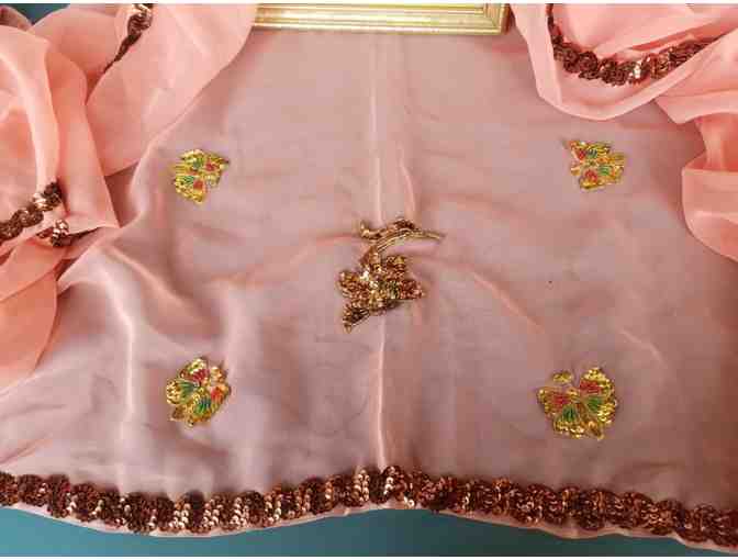 Amazing Sacred Peach Chuni from Babaji