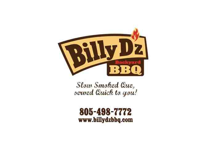 Billy Dz BBQ $20 Gift Certificate (1 of 2)