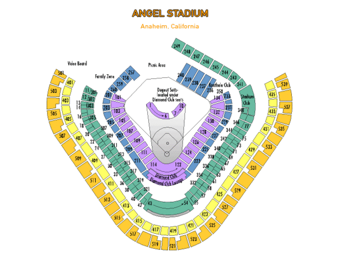 LA Angels Tickets for Four (4) vs Tampa Bay