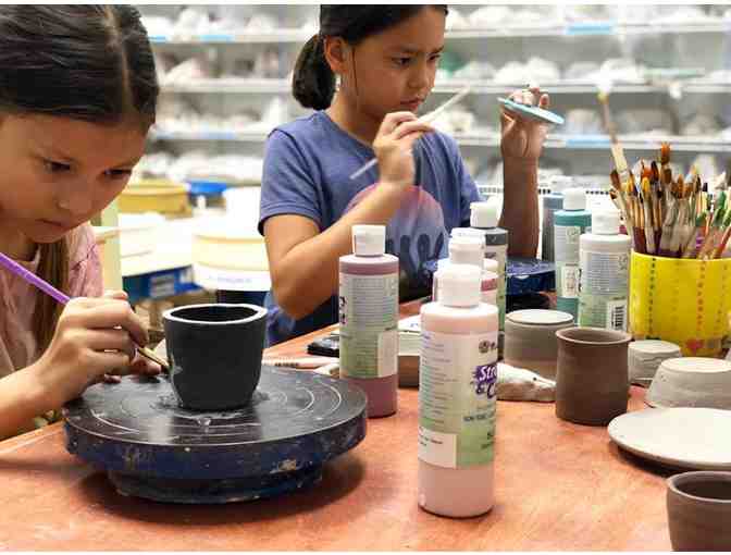 Pottery Painting Play Date for Two Painters!