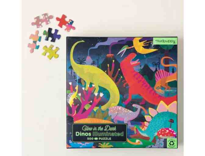 Glow-in-the-Dark Dinosaur Fossil Puzzle