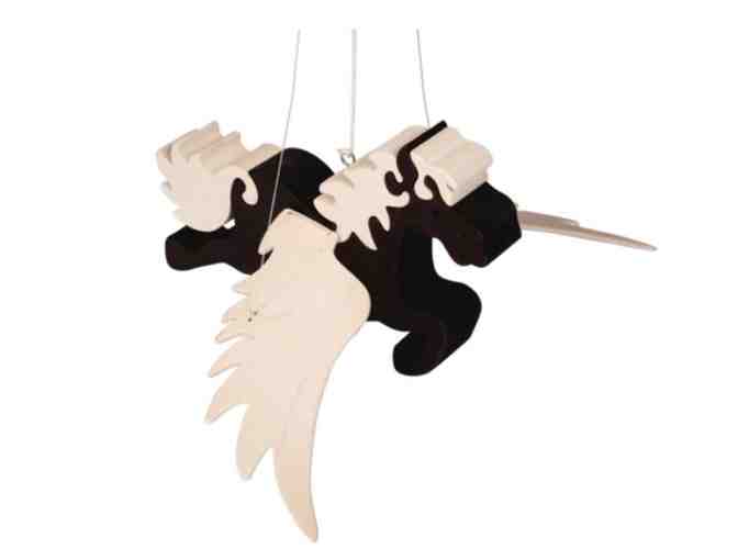 Flying Black Pegasus Toy