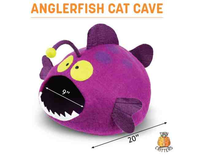 TwinCritters Angler Fish Handmade Cat Bed