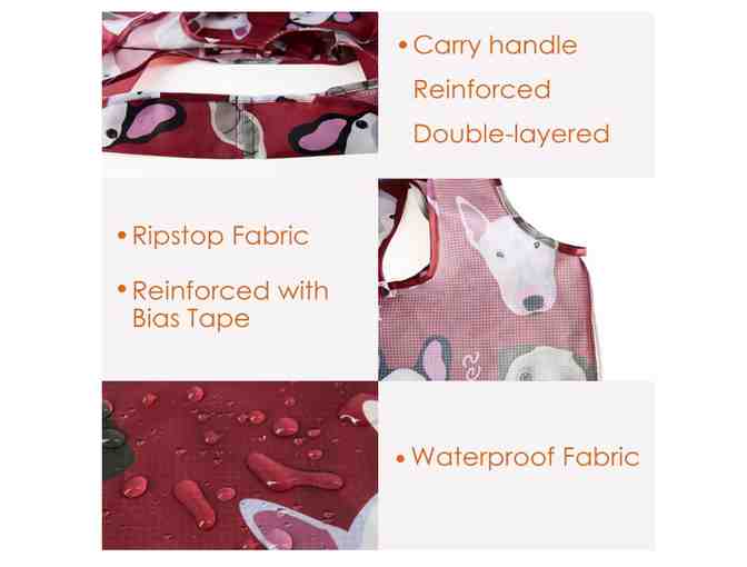 BeeGreen Reusable Grocery Bags - Set of 6