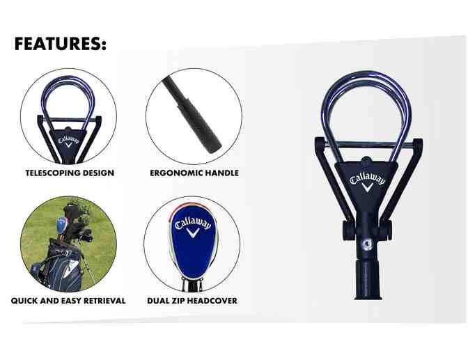 Callaway Telescopic Golf Ball Retriever with Cover