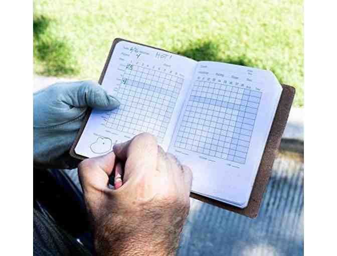 Leather Golf Log Book