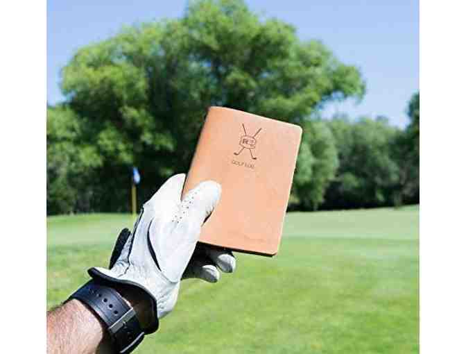 Leather Golf Log Book
