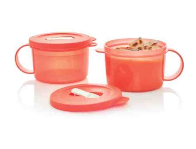 Tupperware Crystalwave Plus Soup Mug Set