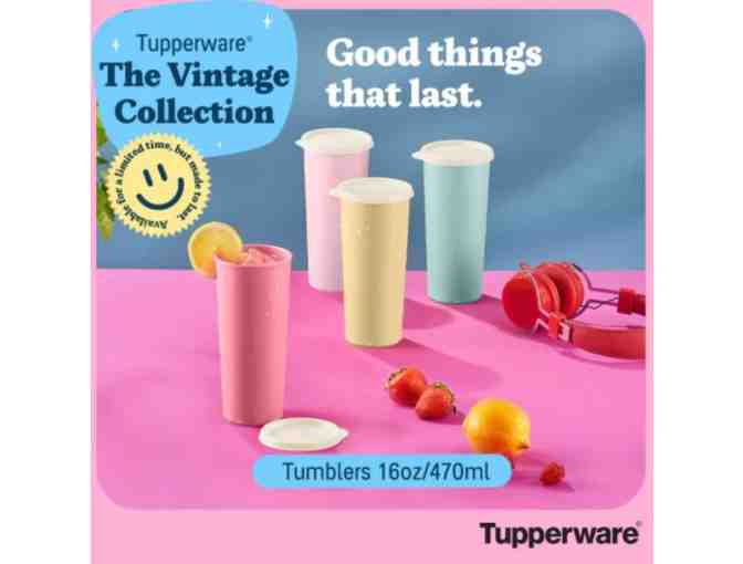 Tupperware 'Vintage Collection' Large Tumbler Set