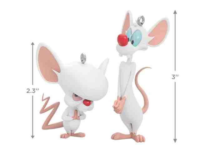 Animaniacs Pinky and the Brain Hallmark Ornaments