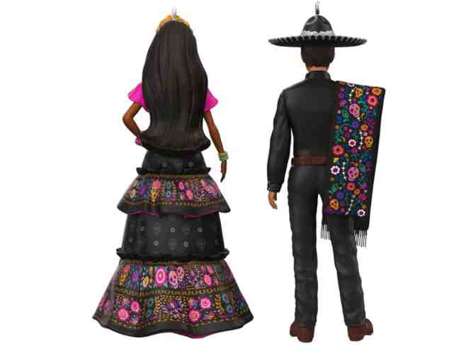 Barbie and Ken Dia De Los Muertos Hallmark Ornament Set