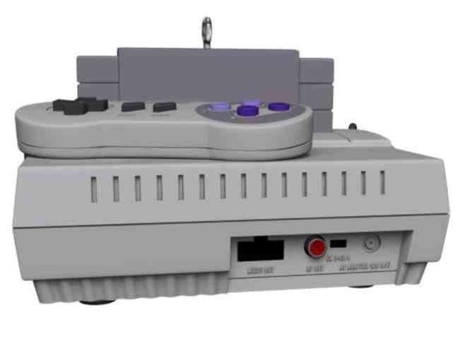 Super Nintendo Hallmark Ornament with Light and Sound