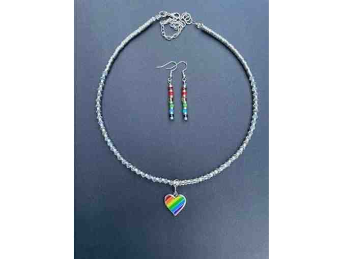 Beautiful Pride Necklace and Earrings Set
