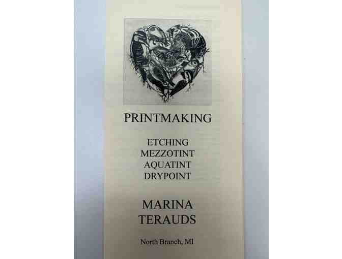 'Alice in Wonderland: The Smoker' #72/100 Fine Etching by Marina Terauds