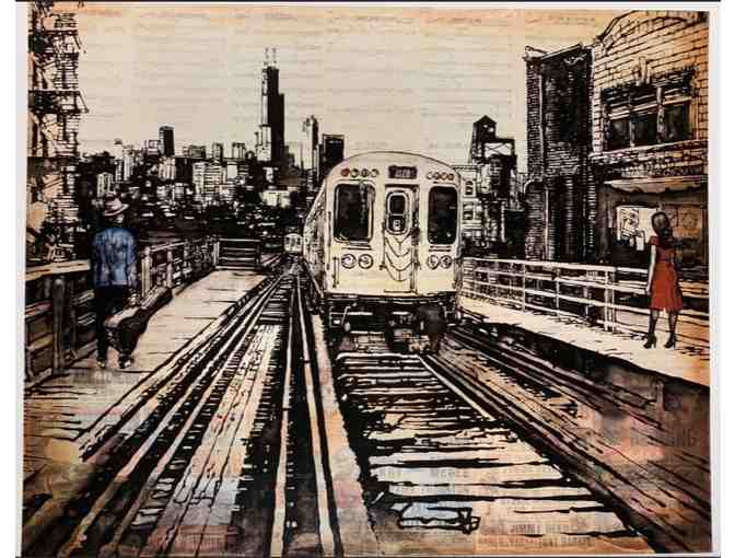 'Two Trains' (#11/50) Print by Will Armstrong