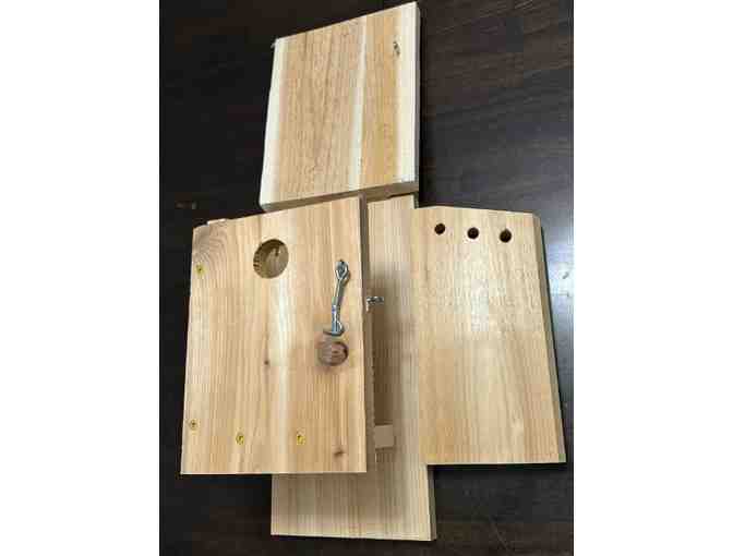 Handmade Cedar Eastern Bluebird Nest Box &ndash; designed for optimal monitoring (#2)