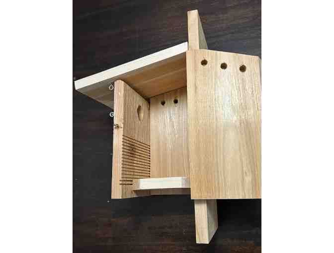 Handmade Cedar Eastern Bluebird Nest Box &ndash; designed for optimal monitoring (#2)