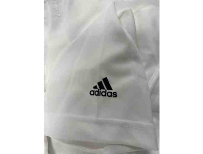 Adidas Dual Logo Ladies Polo - Size Medium