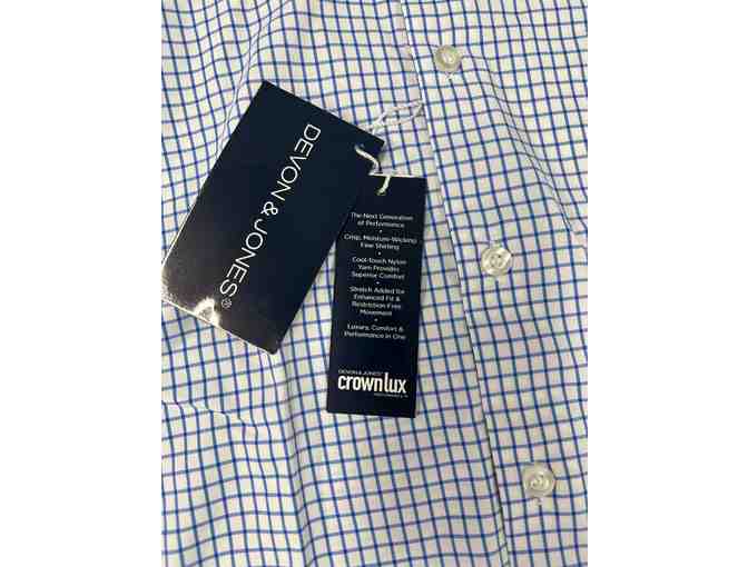 Devon & Jones Crownlux Logo Shirt - Medium