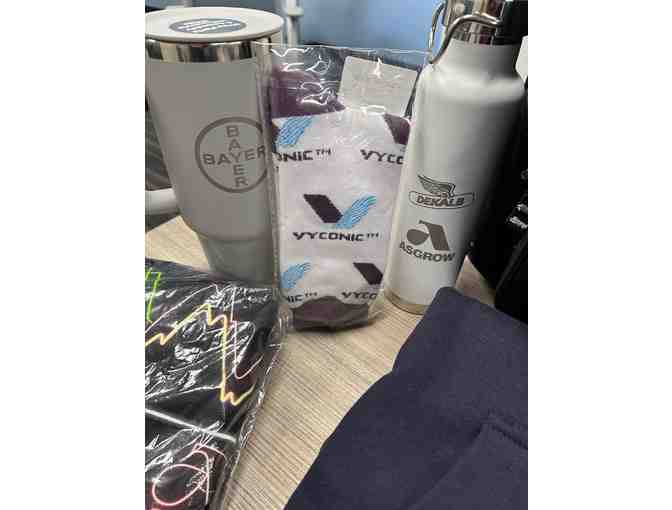 Bayer Backpack filled with Swag!