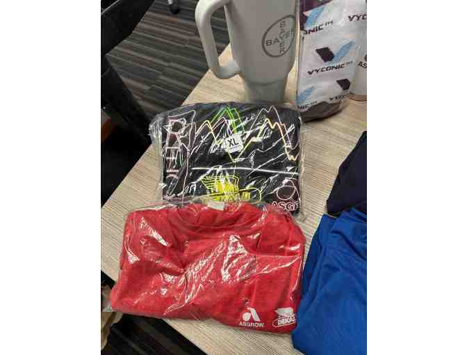 Bayer Backpack filled with Swag!