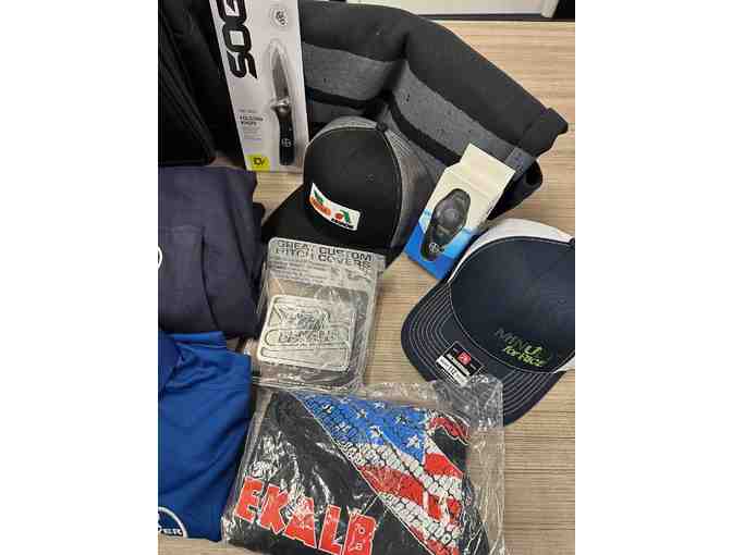 Bayer Backpack filled with Swag!