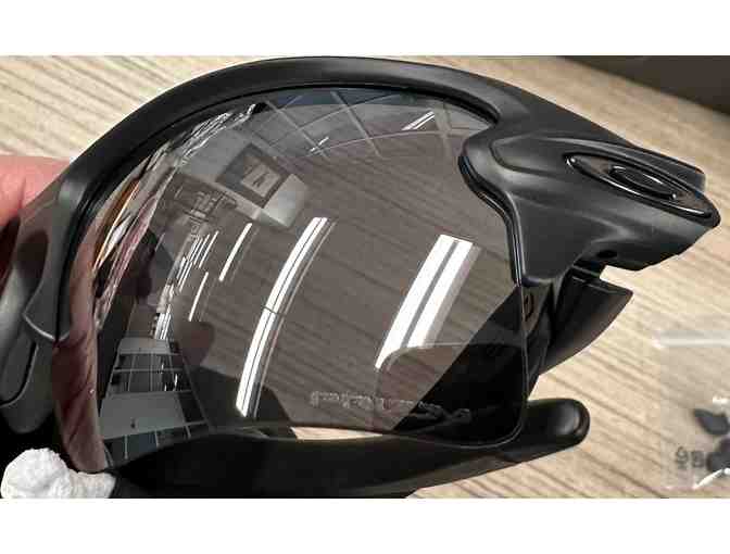 Oakley Flak 2.0 XL Prizm Black Polarized Lenses with Polished Black Frame