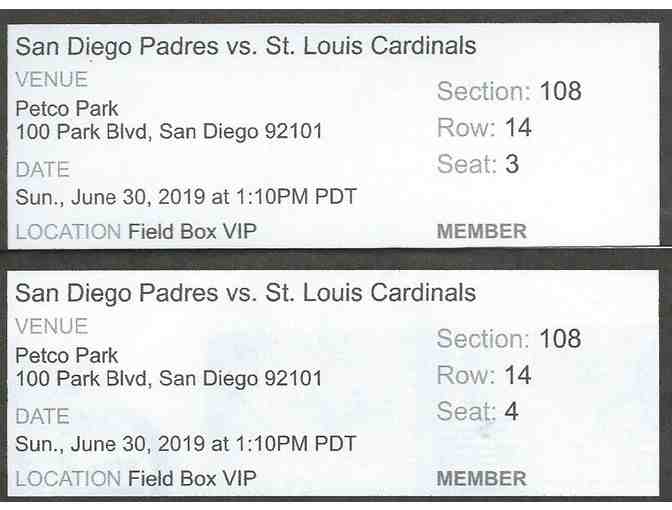 Padres vs Cardinals - Sunday, June 30, 2019 at 1:10pm