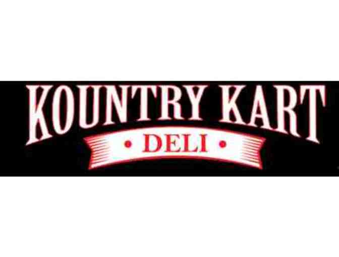 Platter of 20 6' subs from Kountry Kart Deli