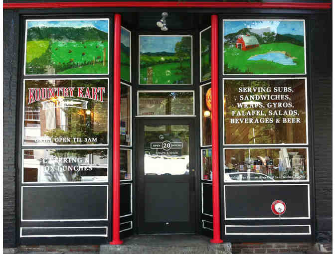 Platter of 20 6' subs from Kountry Kart Deli