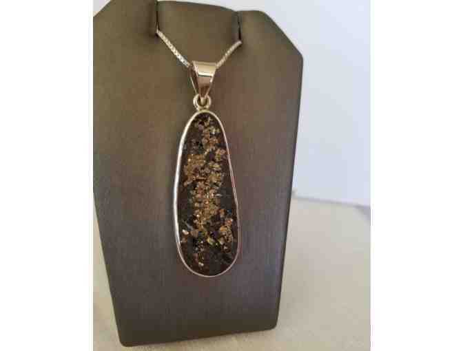 Healer's Gold Pendant set in Silver